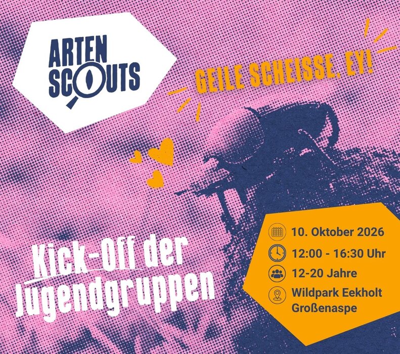 ArtenScouts Kick-Off - Design erstellt mit Canva ArtenScouts Kick-Off