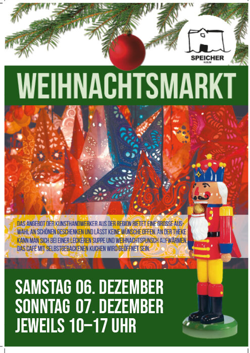 Plakat Weihnachtsmarkt