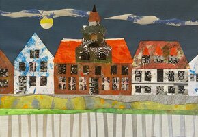 Collage zur Sage - Tönning-Sommernacht