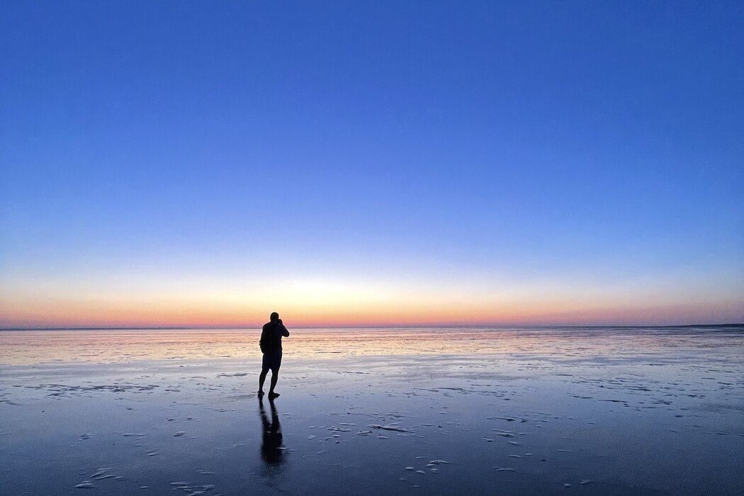 Wattwanderung SonnenAufgang mit Nationalparkführer Matthias Hansen