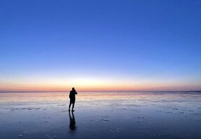 Wattwanderung SonnenAufgang mit Nationalparkführer Matthias Hansen