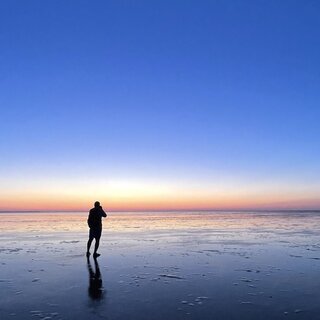 Wattwanderung SonnenAufgang mit Nationalparkführer Matthias Hansen