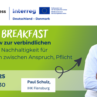 Paul Schulz, Nachhaltigkeitsreferent bei der IHK Flensburg
