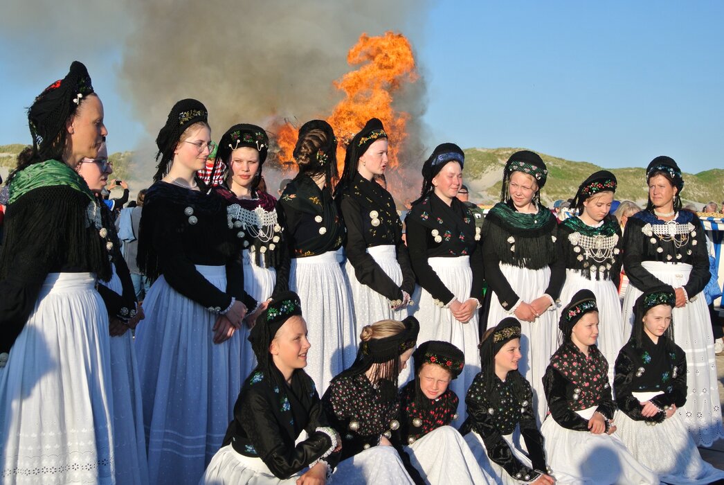 Sonnenwendfeier auf Amrum
