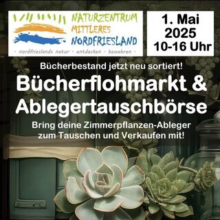 Bücherflohmarkt mit Tauschbörse Zimmerpflanzenableger