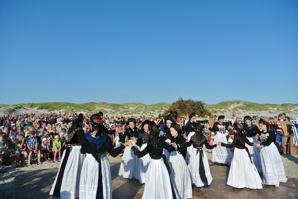 Sonnenwendfeier auf Amrum