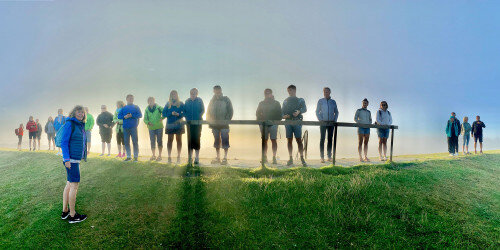 Wattwanderung F&ouml;hr nach Amrum mit Susanne Blank und Hermann Hinsberger