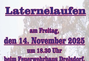 Plakat Laternelaufen 2025 A4