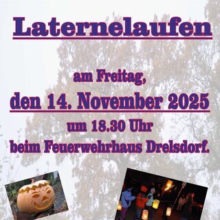 Plakat Laternelaufen 2025 A4