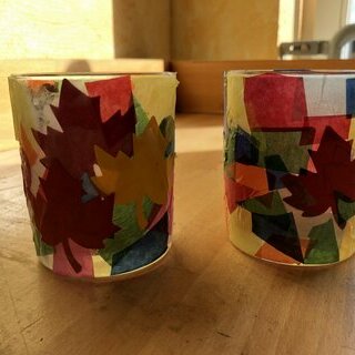 Windlichter verzieren mit MaikeMoin