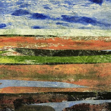 Kollage aus der Serie Landschaft