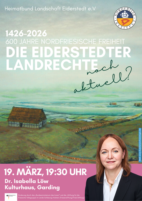Plakat zur Veranstaltung: Die Eiderstedter Landrechte