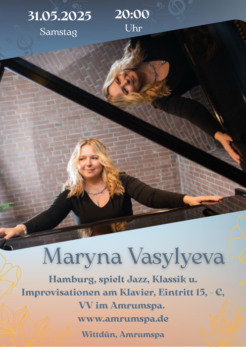 Klavierkonzert mit Maryna Vasylyeva
