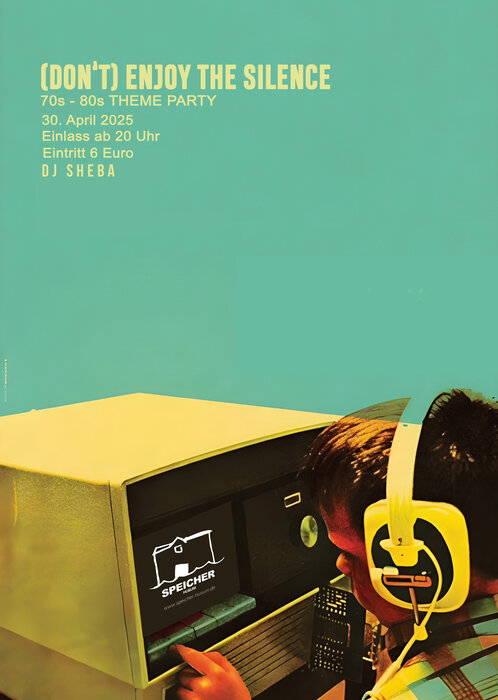 80er Party Plakat