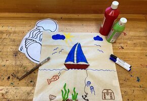 Kissenbezug bemalen mit MaikeMoin