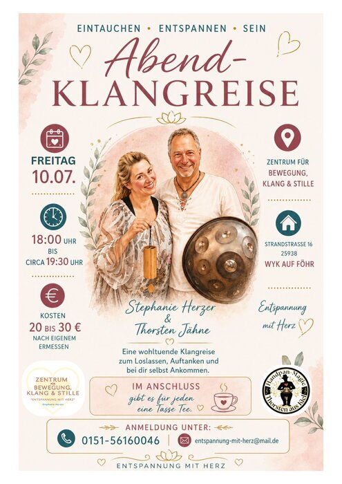 Abend-Klangreise mit Stephanie Herzer & Thorsten J&auml;hne