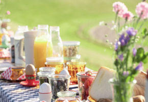 Fr&uuml;hst&uuml;ck am Deich