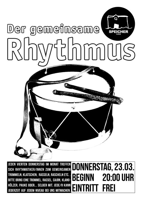 Plakat Rhythmusgruppe_März