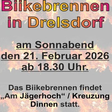 Aushang Biikebrennen A4 2026