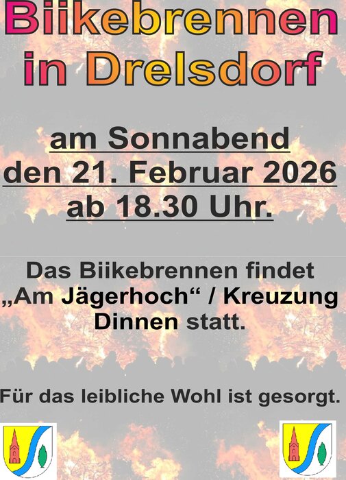 Aushang Biikebrennen A4 2026