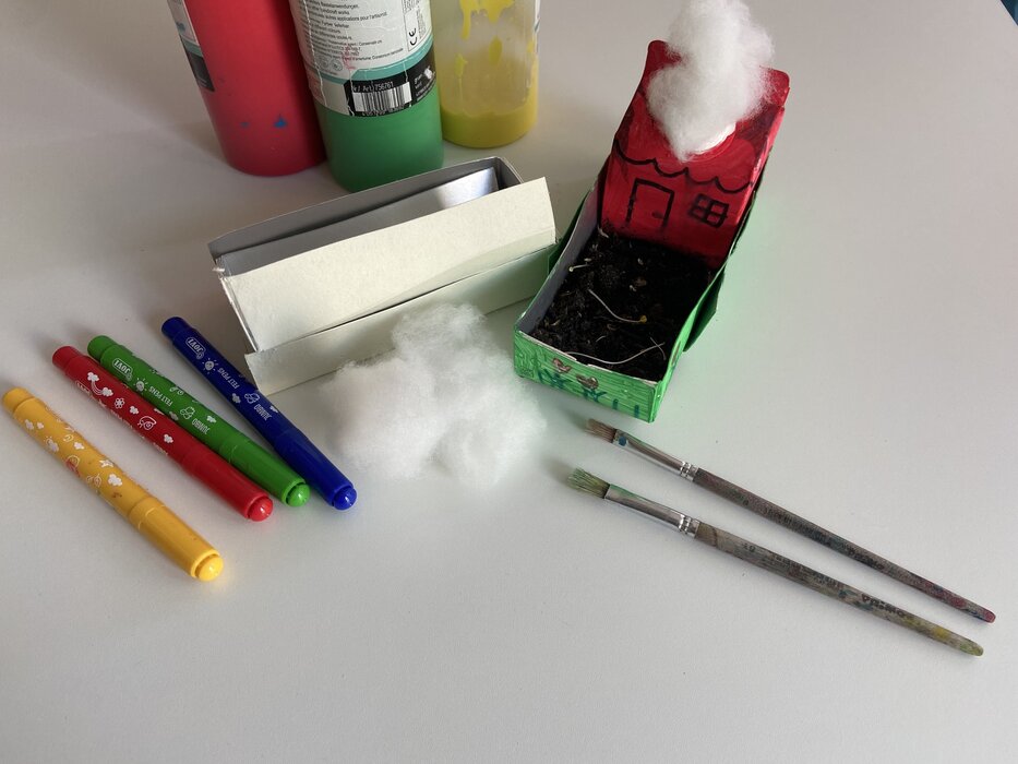 Kressegarten basteln mit MaikeMoin