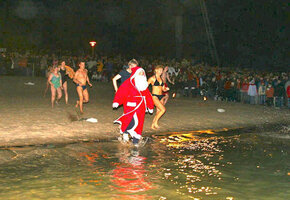 Neujahrsschwimmen in der Nordsee