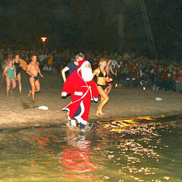 Neujahrsschwimmen in der Nordsee