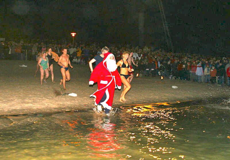 Neujahrsschwimmen in der Nordsee